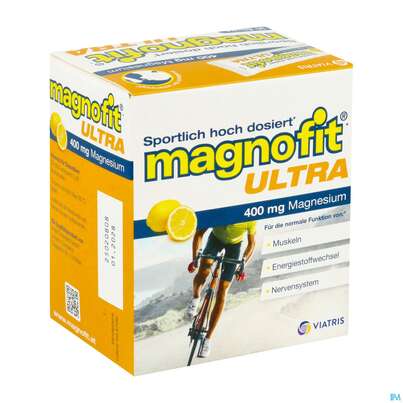 Sie sehen eine Packung Magnofit Ultra 400mg Stick 30st, Produktbild: 02 Magnofit Ultra 400mg Stick 30st, A-Nr.: 5833472 - 02