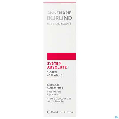 Sie sehen eine Packung Boerlind Anti/aging/system Absolute Glaettende Augencreme 846 15ml, Produktbild: 03 Boerlind Anti/aging/system Absolute Glaettende Augencreme 846 15ml, A-Nr.: 4175771 - 03