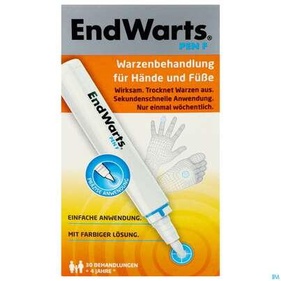 Sie sehen eine Packung Endwarts F Pen Gegen Warzen 3ml, Produktbild: 01 Endwarts F Pen Gegen Warzen 3ml, A-Nr.: 5817645 - 01