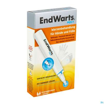 Sie sehen eine Packung Endwarts F Pen Gegen Warzen 3ml, Produktbild: 02 Endwarts F Pen Gegen Warzen 3ml, A-Nr.: 5817645 - 02
