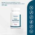 Sie sehen eine Packung NatuGena trans-Reveratrol Kapseln, Produktbild: 03 NatuGena trans-Reveratrol Kapseln, A-Nr.: 6011996 - 03