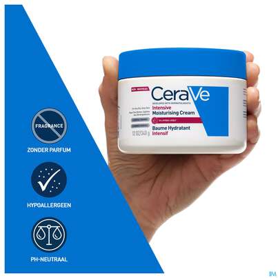 Sie sehen eine Packung Cerave Intensive Feuchtigkeits- Creme 340g, Produktbild: 11 Cerave Intensive Feuchtigkeits- Creme 340g, A-Nr.: 5983987 - 11