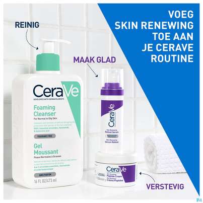 Sie sehen eine Packung Cerave Skin Renewing Peptide Cr 48ml, Produktbild: 07 Cerave Skin Renewing Peptide Cr 48ml, A-Nr.: 5985696 - 07