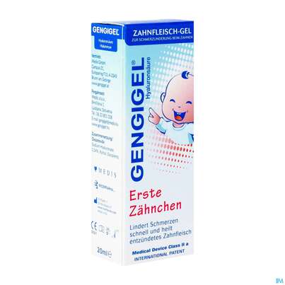 Sie sehen eine Packung Gengigel/erste Zaehnchen Mund +zahnfleischpflege 20ml, Produktbild: 02 Gengigel/erste Zaehnchen Mund +zahnfleischpflege 20ml, A-Nr.: 4766609 - 02