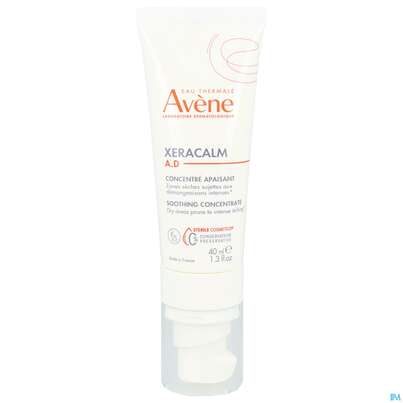 Sie sehen eine Packung Avene Xeracalm/a.d Beruhigendes Konzentrat 40ml, Produktbild: 11 Avene Xeracalm/a.d Beruhigendes Konzentrat 40ml, A-Nr.: 5961388 - 11
