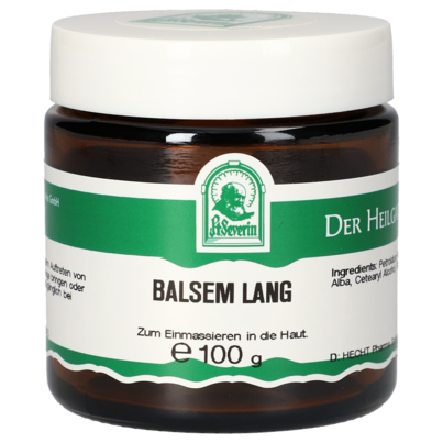 Sie sehen eine Packung BALSEM LANG SALBE 100 G, Produktbild: 01 BALSEM LANG SALBE 100 G, A-Nr.: 5341349 - 01