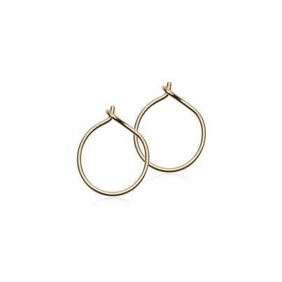 Sie sehen eine Packung Blomdahl Ohrring Gold Titan 12mm, Produktbild: 01 Blomdahl Ohrring Gold Titan 12mm, A-Nr.: 6019868 - 01