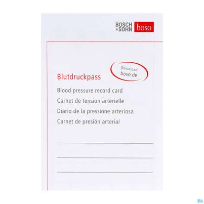 Sie sehen eine Packung Blutdruckpass Boso 1st, Produktbild: 01 Blutdruckpass Boso 1st, A-Nr.: 2809556 - 01