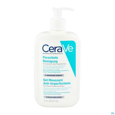Sie sehen eine Packung Cerave Porentiefe Reinigung 473ml, Produktbild: 01 Cerave Porentiefe Reinigung 473ml, A-Nr.: 5969757 - 01