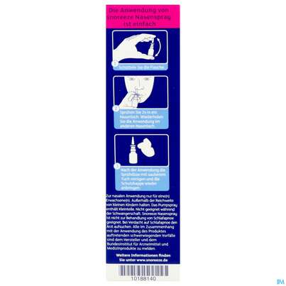Nasenspray Snoreeze 10ml, A-Nr.: 5688076 - 07