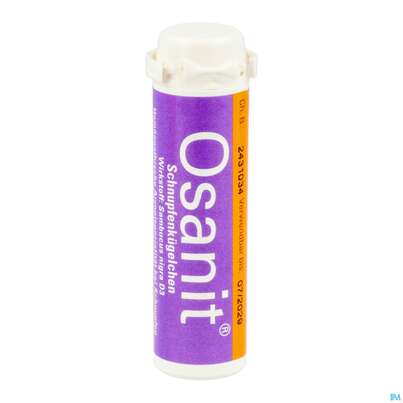 Sie sehen eine Packung Osanit Schnupfenkuegelchen 5g, Produktbild: 10 Osanit Schnupfenkuegelchen 5g, A-Nr.: 6054416 - 10