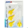 Sie sehen eine Packung Paro 3star Grip Im Blister Xx-fine Gelb 2,6mm 4st, Produktbild: 02 Paro 3star Grip Im Blister Xx-fine Gelb 2,6mm 4st, A-Nr.: 3323347 - 02