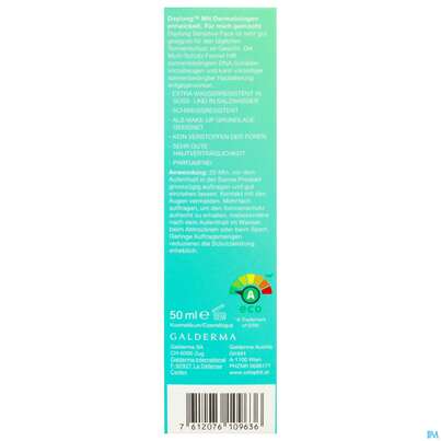 Sie sehen eine Packung Sonnenprodukte Daylong/sensitive Face Gel-fluid Spf50+ 50ml, Produktbild: 06 Sonnenprodukte Daylong/sensitive Face Gel-fluid Spf50+ 50ml, A-Nr.: 5688171 - 06