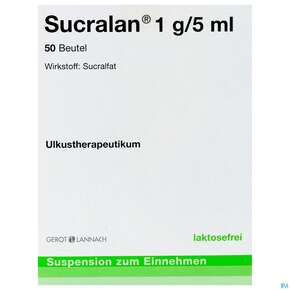 Sucralan Orale Susp 1g/5ml Btl 50st, A-Nr.: 1286435 - 01