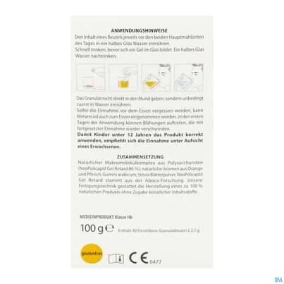 Sie sehen eine Packung Aboca Metarecod 2,5g 40st, Produktbild: 09 Aboca Metarecod 2,5g 40st, A-Nr.: 5906610 - 09
