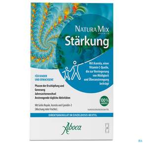 Aboca Natura Mix Granulat Advanced Erschoepfung Ab 1jahr 20st, A-Nr.: 5571925 - 01