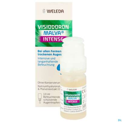 Sie sehen eine Packung Augentropfen Visiodoron Malva Intense 10ml, Produktbild: 11 Augentropfen Visiodoron Malva Intense 10ml, A-Nr.: 5946839 - 11