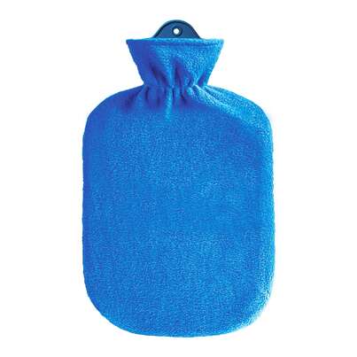 Sie sehen eine Packung Wärmflasche Fleecebezug blau 2,0L, Produktbild: 01 Wärmflasche Fleecebezug blau 2,0L, A-Nr.: 5398438 - 01