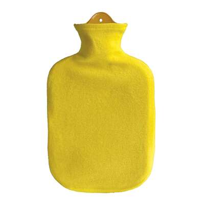 Sie sehen eine Packung Wärmflasche Konturbezug gelb 2,0L, Produktbild: 01 Wärmflasche Konturbezug gelb 2,0L, A-Nr.: 5398527 - 01
