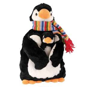 Kuschelfamilie Wärmflasche Pinguin James &amp;amp; Baby Jamie, A-Nr.: 5912220 - 01