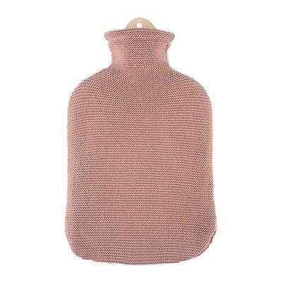 Wärmflasche Strick Öko-Tex Altrosa 2,0L, A-Nr.: 5912154 - 01
