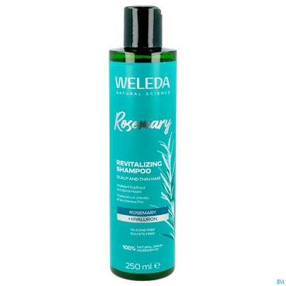 Sie sehen eine Packung Shampoon Weleda Rosmarin Revitalizing 250ml, Produktbild: 02 Shampoon Weleda Rosmarin Revitalizing 250ml, A-Nr.: 5911083 - 02
