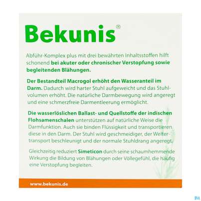 Sie sehen eine Packung Bekunis Abfuehr-komplex Plus Pulver Nr 63 10st, Produktbild: 07 Bekunis Abfuehr-komplex Plus Pulver Nr 63 10st, A-Nr.: 5992354 - 07