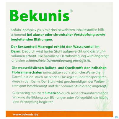 Sie sehen eine Packung Bekunis Abfuehr-komplex Plus Pulver Nr 63 10st, Produktbild: 08 Bekunis Abfuehr-komplex Plus Pulver Nr 63 10st, A-Nr.: 5992354 - 08