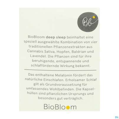 Schlaf Komplex Biobloom Deep Sleep 60st, A-Nr.: 5591750 - 03