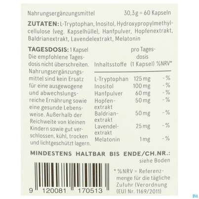 Schlaf Komplex Biobloom Deep Sleep 60st, A-Nr.: 5591750 - 05