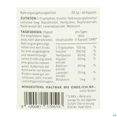 Schlaf Komplex Biobloom Deep Sleep 60st, A-Nr.: 5591750 - 06