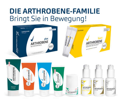 Sie sehen eine Packung ARTHROBENE® Schmerz & Arthritis Gel, Produktbild: 02 ARTHROBENE® Schmerz & Arthritis Gel, A-Nr.: 6010494 - 02