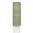 Sie sehen eine Packung LeStoff Hamamtuch Olive-Orange, Produktbild: 01 LeStoff Hamamtuch Olive-Orange, A-Nr.: 5839782 - 01