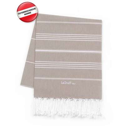 Sie sehen eine Packung LeStoff Hamamtuch Beige, Produktbild: 02 LeStoff Hamamtuch Beige, A-Nr.: 5839747 - 02
