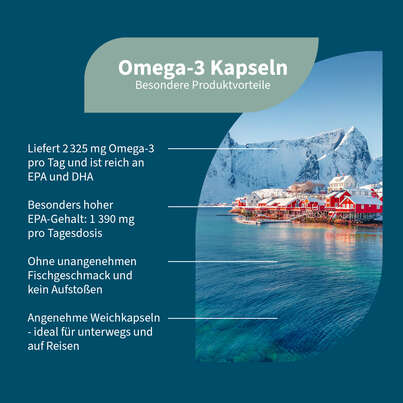 Omega-3 Kapseln Fischöl Weichkapseln, A-Nr.: 5901305 - 02
