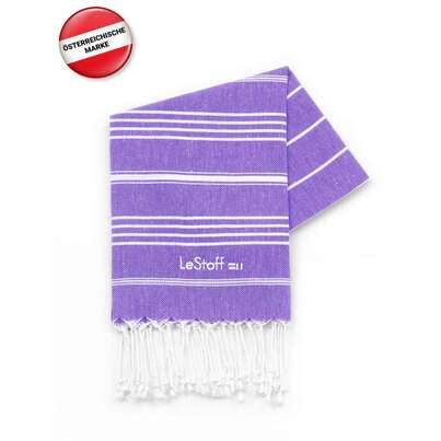 Sie sehen eine Packung BIO LePetit Handtuch Ultra Violet, Produktbild: 02 BIO LePetit Handtuch Ultra Violet, A-Nr.: 5841974 - 02