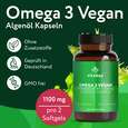 Sie sehen eine Packung Vitabay Omega 3 vegan Hochdosiert - 1.100mg - Algenöl Kapseln, Produktbild: 03 Vitabay Omega 3 vegan Hochdosiert - 1.100mg - Algenöl Kapseln, A-Nr.: 6049220 - 03