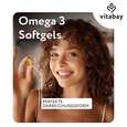 Sie sehen eine Packung Vitabay Omega 3 vegan Hochdosiert - 1.100mg - Algenöl Kapseln, Produktbild: 05 Vitabay Omega 3 vegan Hochdosiert - 1.100mg - Algenöl Kapseln, A-Nr.: 6049220 - 05