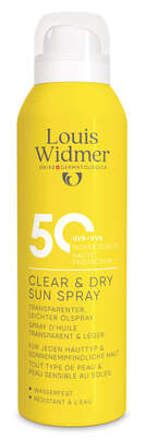 Sie sehen eine Packung Clear & Dry Spray 50 ohne Parfum, Produktbild: 01 Clear & Dry Spray 50 ohne Parfum, A-Nr.: 5898678 - 01