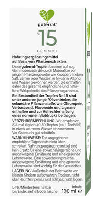 Guterrat Nr. 15 Blutdruckformel Tropfen, A-Nr.: 6011683 - 03