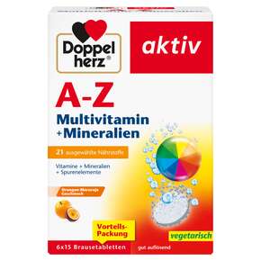 Doppelherz A-Z Brausetabletten Multivitamin + Mineralien, A-Nr.: 5886149 - 01