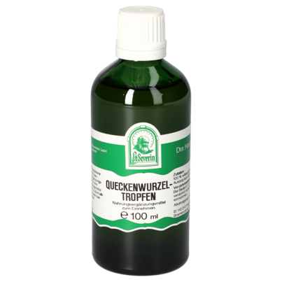 Sie sehen eine Packung QUECKENWURZEL TROPFEN 100 ML, Produktbild: 01 QUECKENWURZEL TROPFEN 100 ML, A-Nr.: 4484785 - 01