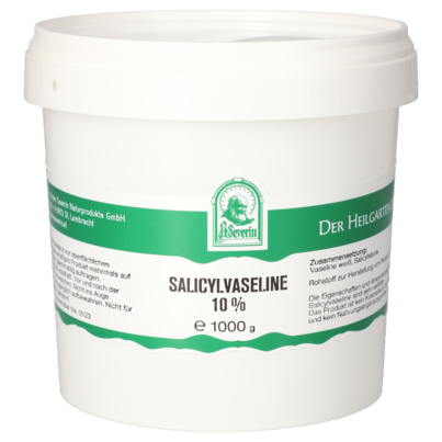 Sie sehen eine Packung SALICYLVASELINE 10% 1000 G, Produktbild: 01 SALICYLVASELINE 10% 1000 G, A-Nr.: 5237416 - 01