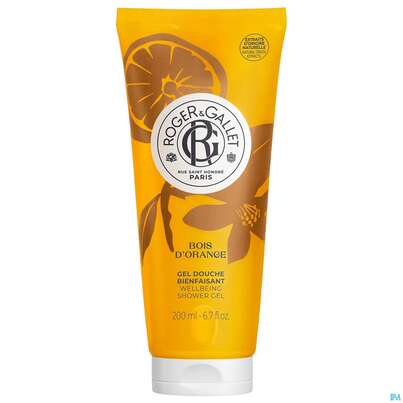 Sie sehen eine Packung Roger & Gallet Bois D Orange/orangenholz Showergel 200ml, Produktbild: 04 Roger & Gallet Bois D Orange/orangenholz Showergel 200ml, A-Nr.: 5669736 - 04