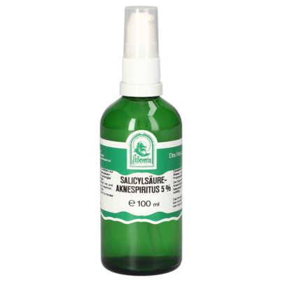 Sie sehen eine Packung SALICYLS-AKNESPIRITUS 5% 100 ML, Produktbild: 01 SALICYLS-AKNESPIRITUS 5% 100 ML, A-Nr.: 5724843 - 01