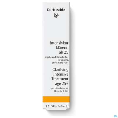 Sie sehen eine Packung Dr. Hauschka Intensivkur Klärend Ab 25 40ml, Produktbild: 02 Dr. Hauschka Intensivkur Klärend Ab 25 40ml, A-Nr.: 3251116 - 02