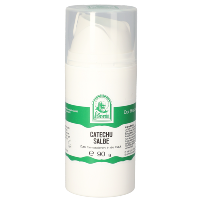 Sie sehen eine Packung CATECHU SALBE 90 G, Produktbild: 01 CATECHU SALBE 90 G, A-Nr.: 5613701 - 01