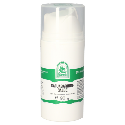 Sie sehen eine Packung CATUABARINDEN SALBE 90 G, Produktbild: 01 CATUABARINDEN SALBE 90 G, A-Nr.: 5613718 - 01