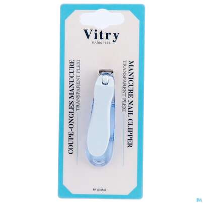 Sie sehen eine Packung Vitry Nagelknipser Plexi_rot 1pc, Produktbild: 06 Vitry Nagelknipser Plexi_rot 1pc, A-Nr.: 4633311 - 06