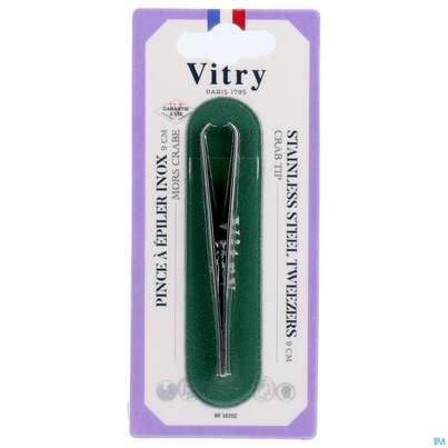 Vitry Pinzette Rostfrei Abgewinkelt 1pc, A-Nr.: 4633073 - 02